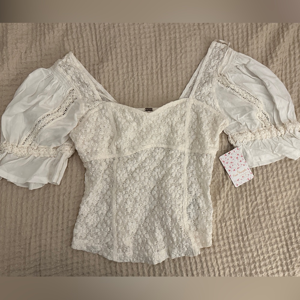 Free People Ivory Top